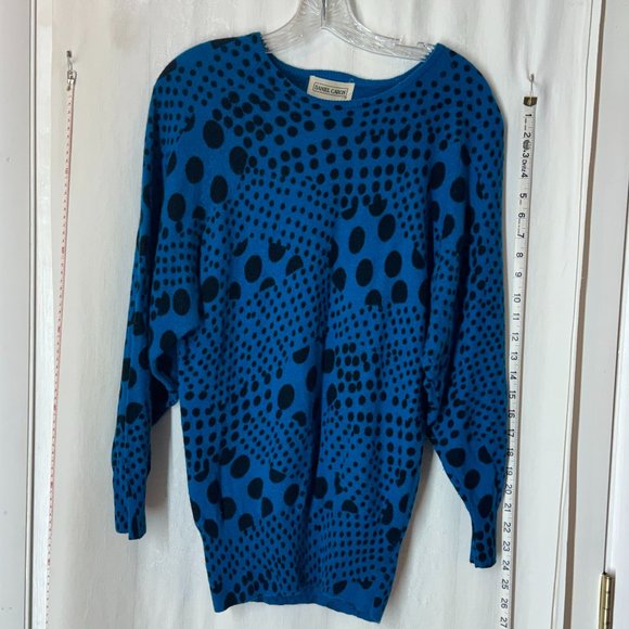 Vintage Daniel Caron Cool Print Sweater - Picture 1 of 5